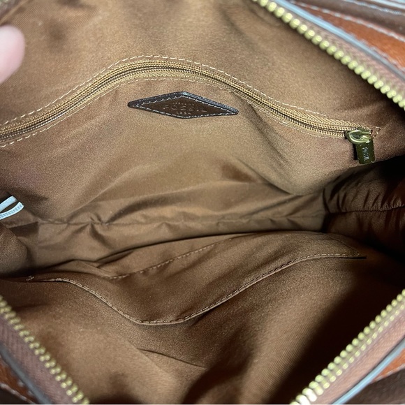 Fossil “Sara” Satchel Handbag Purse Leather - Picture 8 of 13